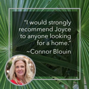 testimonial for Joyce King, Charleston real estate agent