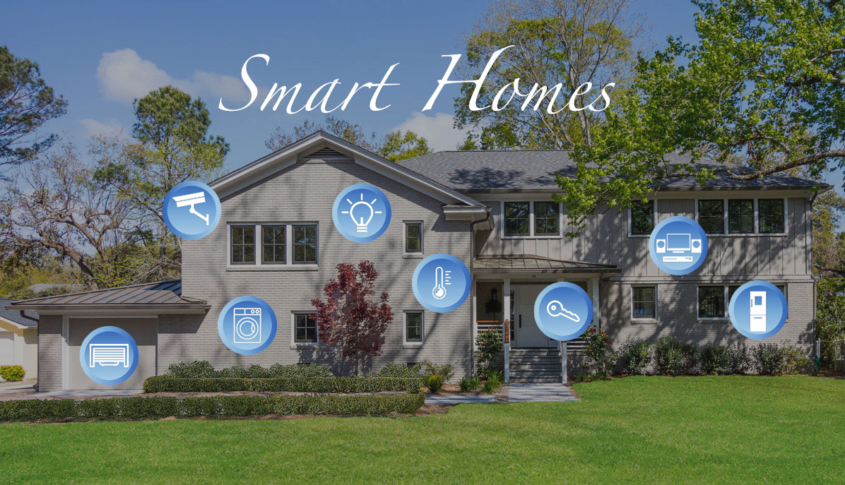 Examples of smart devices on a smart home in Charleston, SC