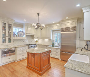 kitchen with high end appliances