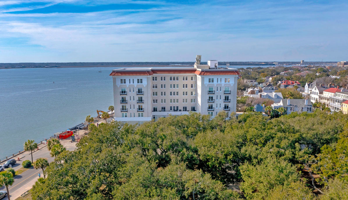 1 King Street, Fort Sumter House aerial view