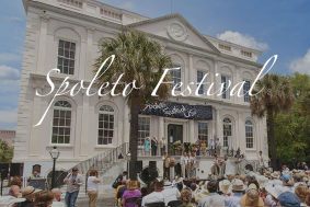Spoleto Festival opening in front of Charleston City Hall