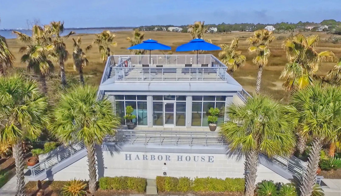 Tides Harbor House exterior aerial