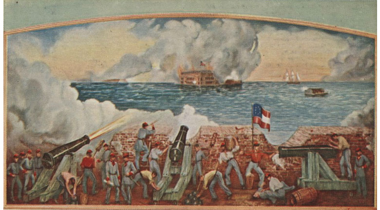 Attack On Fort Sumter by Alfred Hutty