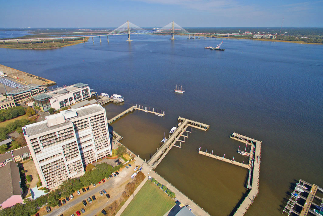 Dockside Condominiums aerial