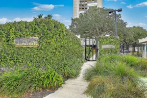 Dockside Condominiums pedestrian walkway