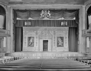 Stage at the Dock Street Theatre, Charleston