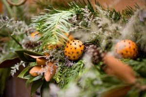 Southern holiday citrus decorations