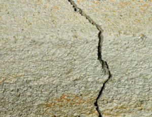 home foundation crack in concrete