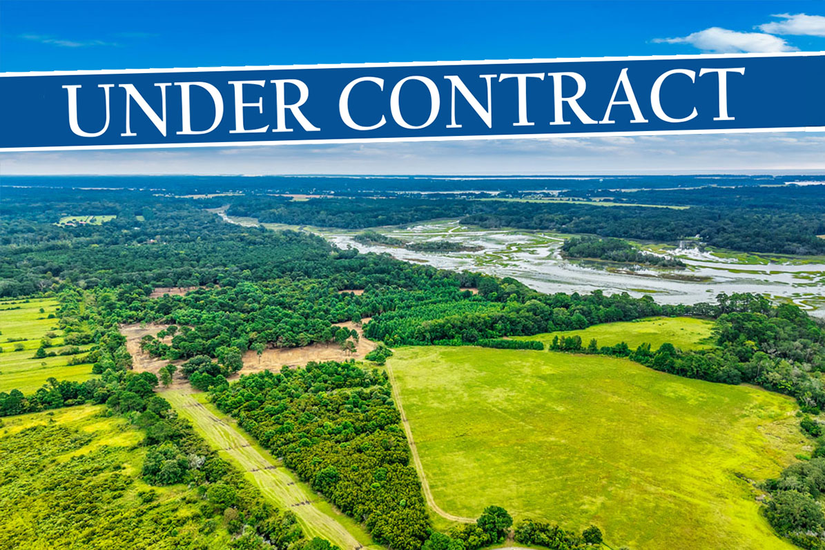 aerial view of 0 Back Forty Road, Selkirk Plantation, Wadmalaw Island, SC