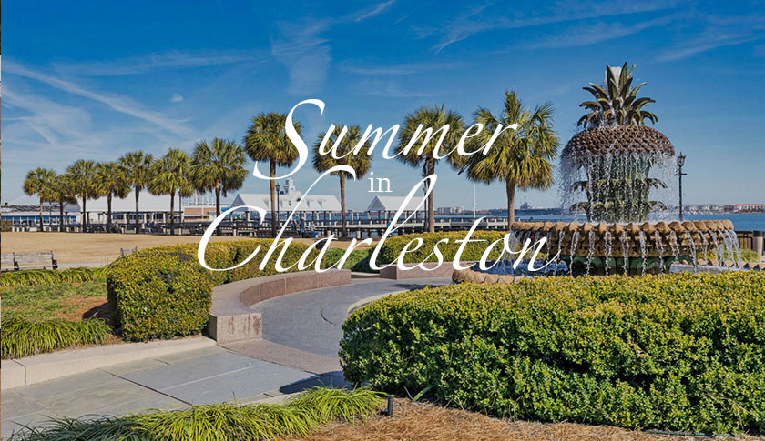 Waterfront Park Pineapple Fountain in Charleston, SC